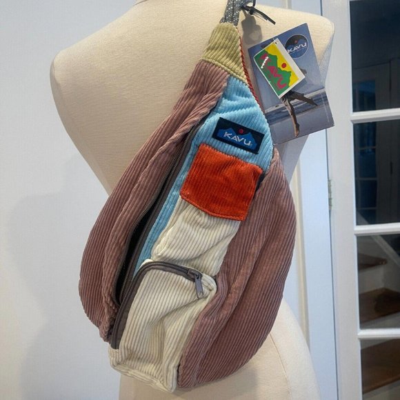Kavu Handbags - KAVU UO Exclusive mini Rope Corduroy Sling Bag